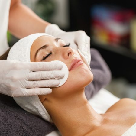 Facial Treatment At The Beauty Salon